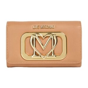 Love Moschino Gold Wallet Sand Beige NWT